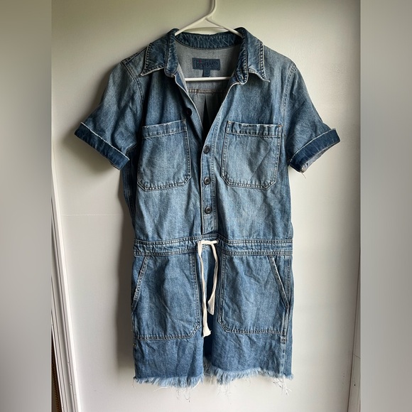 Lucky Brand denim button up casual dress size small - Picture 1 of 3